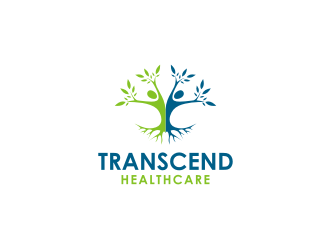 Transcend Healthcare logo design by mbamboex