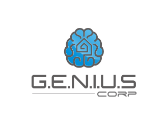 G.E.N.I.U.S. Corp logo design by YONK