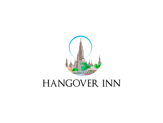 Hangover inn logo design by giphone