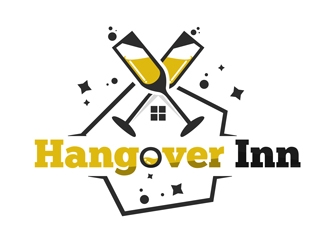 Hangover inn logo design by Arrs