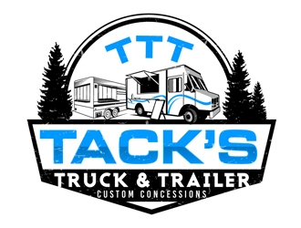 Tacks Truck & Trailer logo design by DreamLogoDesign