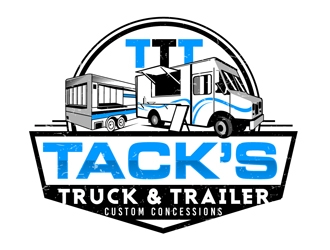 Tacks Truck & Trailer logo design by DreamLogoDesign