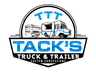 Tacks Truck & Trailer logo design by DreamLogoDesign