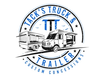 Tacks Truck & Trailer logo design by DreamLogoDesign