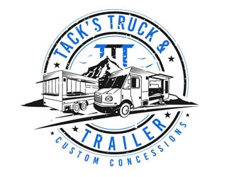 Tacks Truck & Trailer logo design by DreamLogoDesign