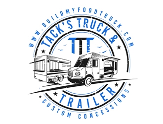 Tacks Truck & Trailer logo design by DreamLogoDesign