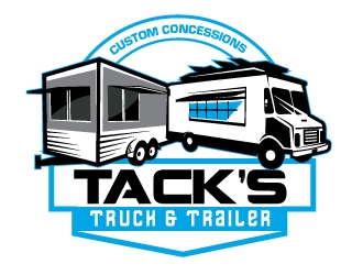Tacks Truck & Trailer logo design by logoguy