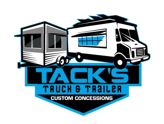 Tacks Truck & Trailer logo design by logoguy