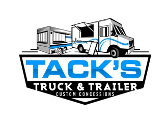 Tacks Truck & Trailer logo design by DreamLogoDesign
