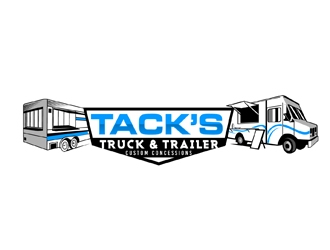 Tacks Truck & Trailer logo design by DreamLogoDesign