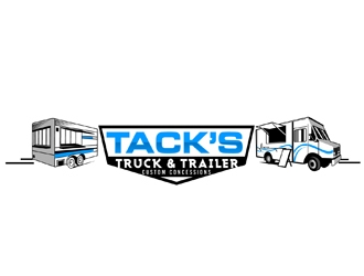 Tacks Truck & Trailer logo design by DreamLogoDesign