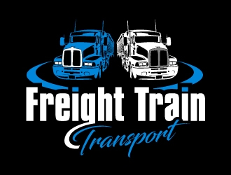 Freight Train Transport  logo design by aRBy