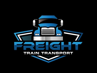 Freight Train Transport  logo design by zakdesign700
