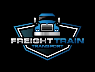 Freight Train Transport  logo design by zakdesign700