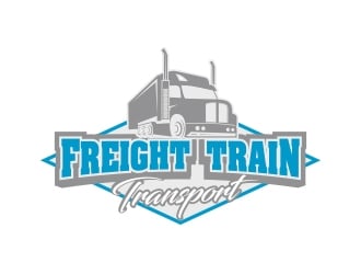 Freight Train Transport  logo design by MarkindDesign
