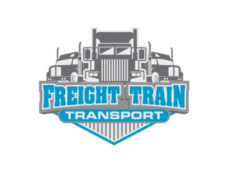 Freight Train Transport  logo design by MarkindDesign