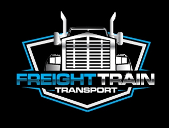 Freight Train Transport  logo design by ZQDesigns