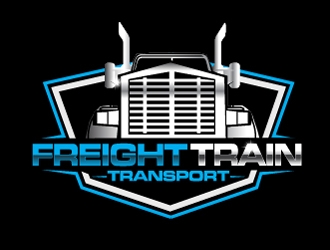 Freight Train Transport  logo design by ZQDesigns