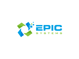 EPIC Systems  logo design by pencilhand