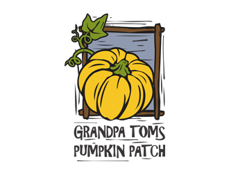 Grandpa Toms Pumpkin Patch logo design by logolady
