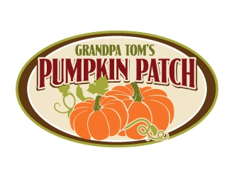 Grandpa Toms Pumpkin Patch logo design by jaize