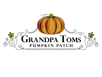 Grandpa Toms Pumpkin Patch logo design by BeDesign