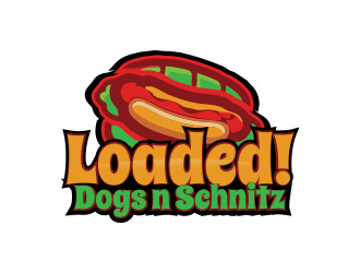 Loaded! Dogs n Schnitz logo design by logy_d