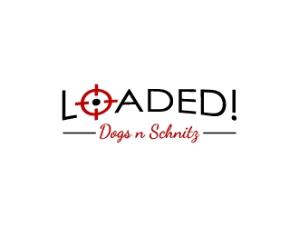 Loaded! Dogs n Schnitz logo design by BaneVujkov