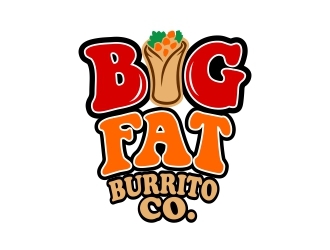 Big Fat Burrito Co. logo design by b3no