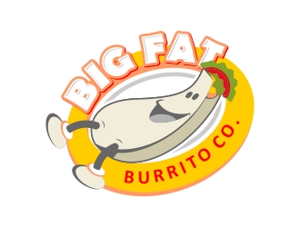 Big Fat Burrito Co. logo design by totoy07
