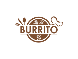 Big Fat Burrito Co. logo design by giphone