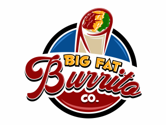 Big Fat Burrito Co. logo design by mutafailan