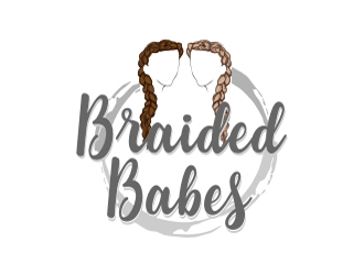 Braided Babes logo design by aladi