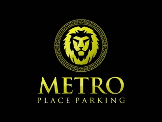 Metro Place Parking logo design by Razzi