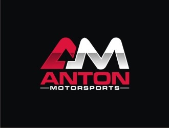 Anton Motorsports  logo design by agil