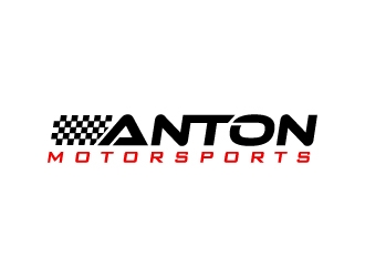 Anton Motorsports  logo design by labo