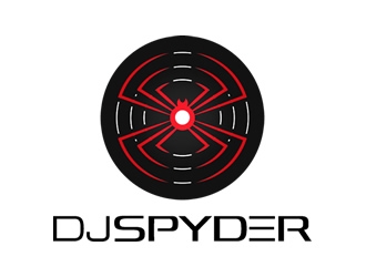 DJ SPYDER SP logo design by Coolwanz