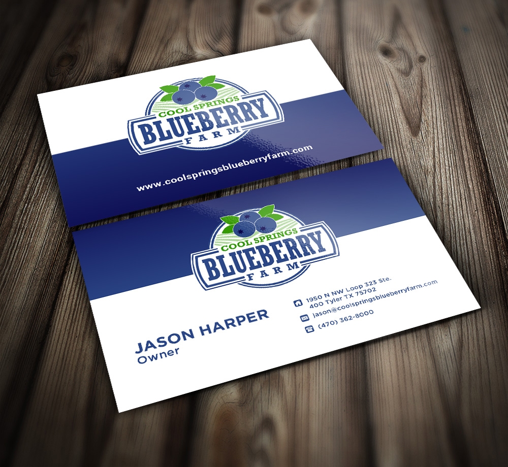 Cool Springs Blueberry Farm logo design by mattlyn