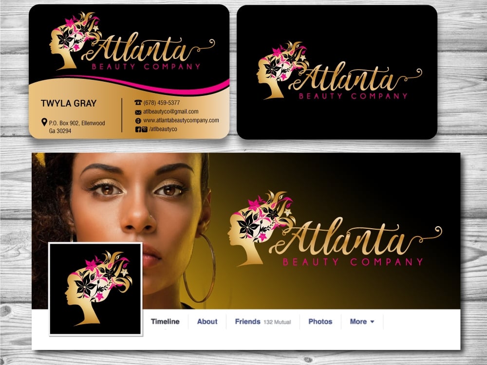 Atlanta Beauty Company logo design by jaize