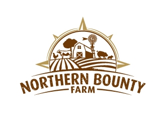 Northern Bounty Farm logo design by josephope