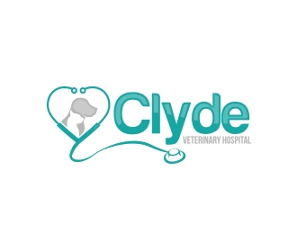 Clyde Veterinary Hospital logo design by MarkindDesign