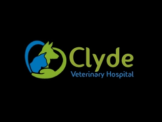 Clyde Veterinary Hospital logo design by ElonStark