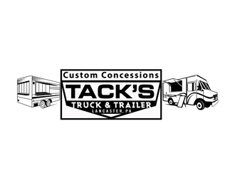 Tacks Truck & Trailer logo design by DreamLogoDesign