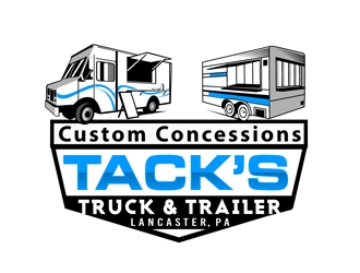 Tacks Truck & Trailer logo design by DreamLogoDesign