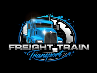 Freight Train Transport  logo design by aRBy