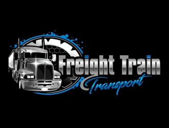Freight Train Transport  logo design by aRBy