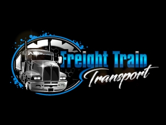 Freight Train Transport  logo design by aRBy