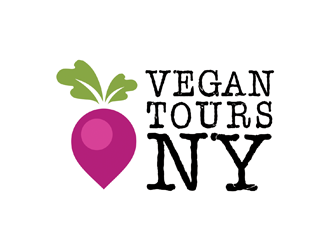 Vegan Tours NY logo design by logolady