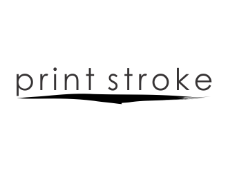Print Stroke logo design by tukangngaret