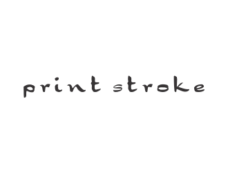 Print Stroke logo design by tukangngaret